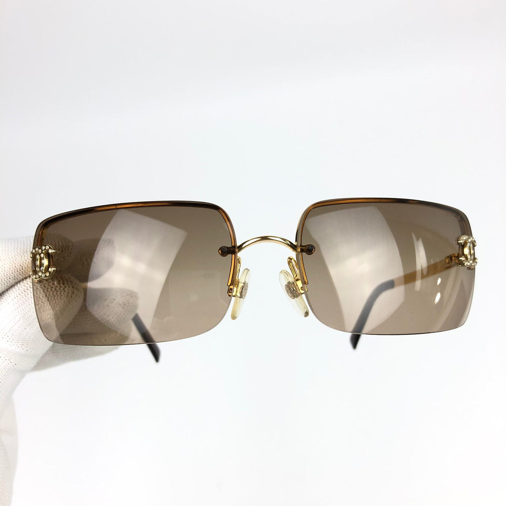 CHANEL RIMLESS SUNGLASSES