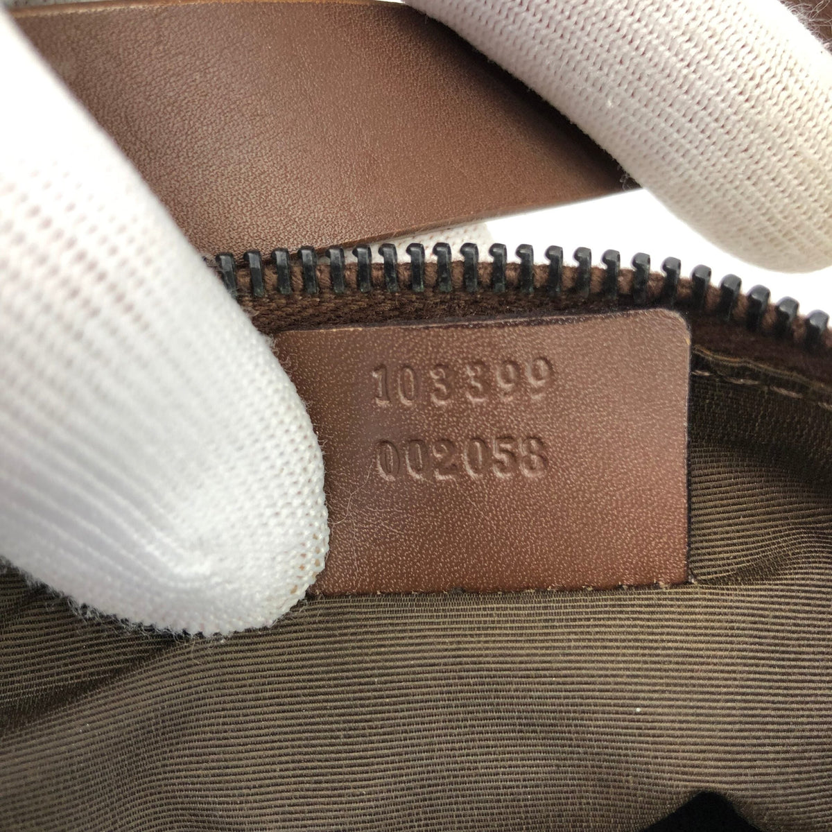 GUCCI MONOGRAM SHOULDER BAG