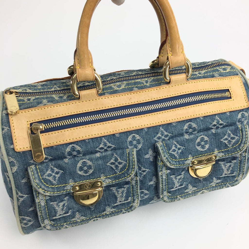 LOUIS VUITTON NEO SPEEDY DENIM BAG