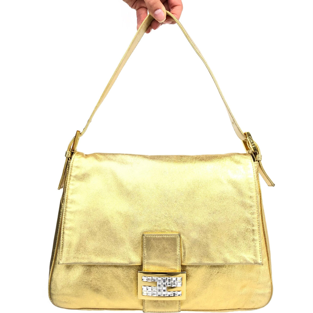 FENDI GOLD MAMA BAGUETTE