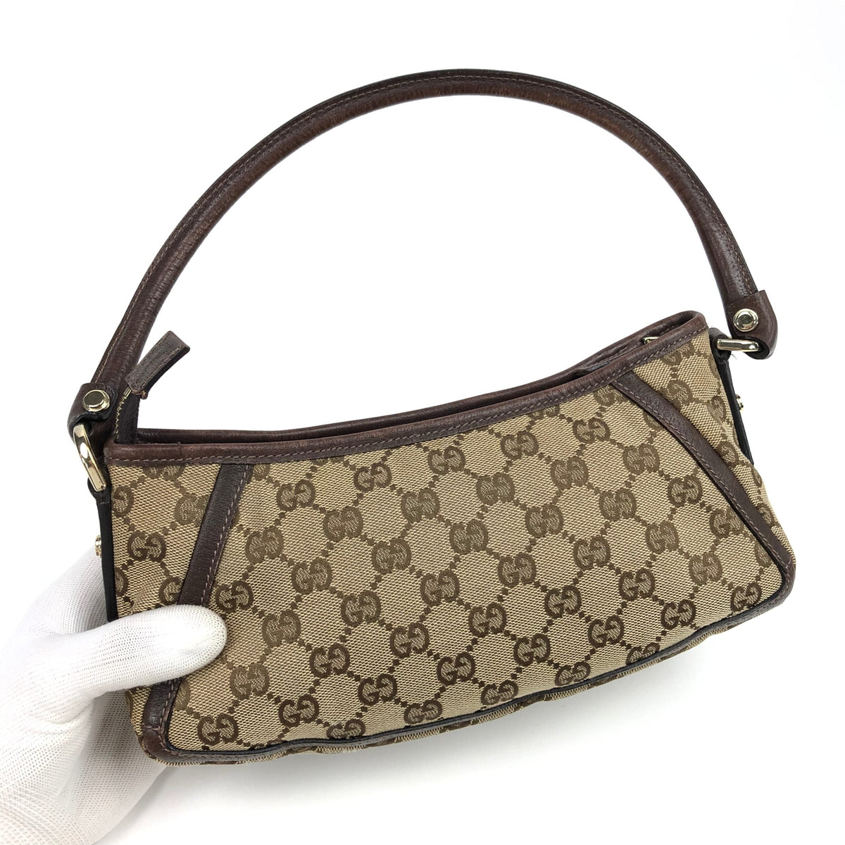 GUCCI MONOGRAM SHOULDER BAG