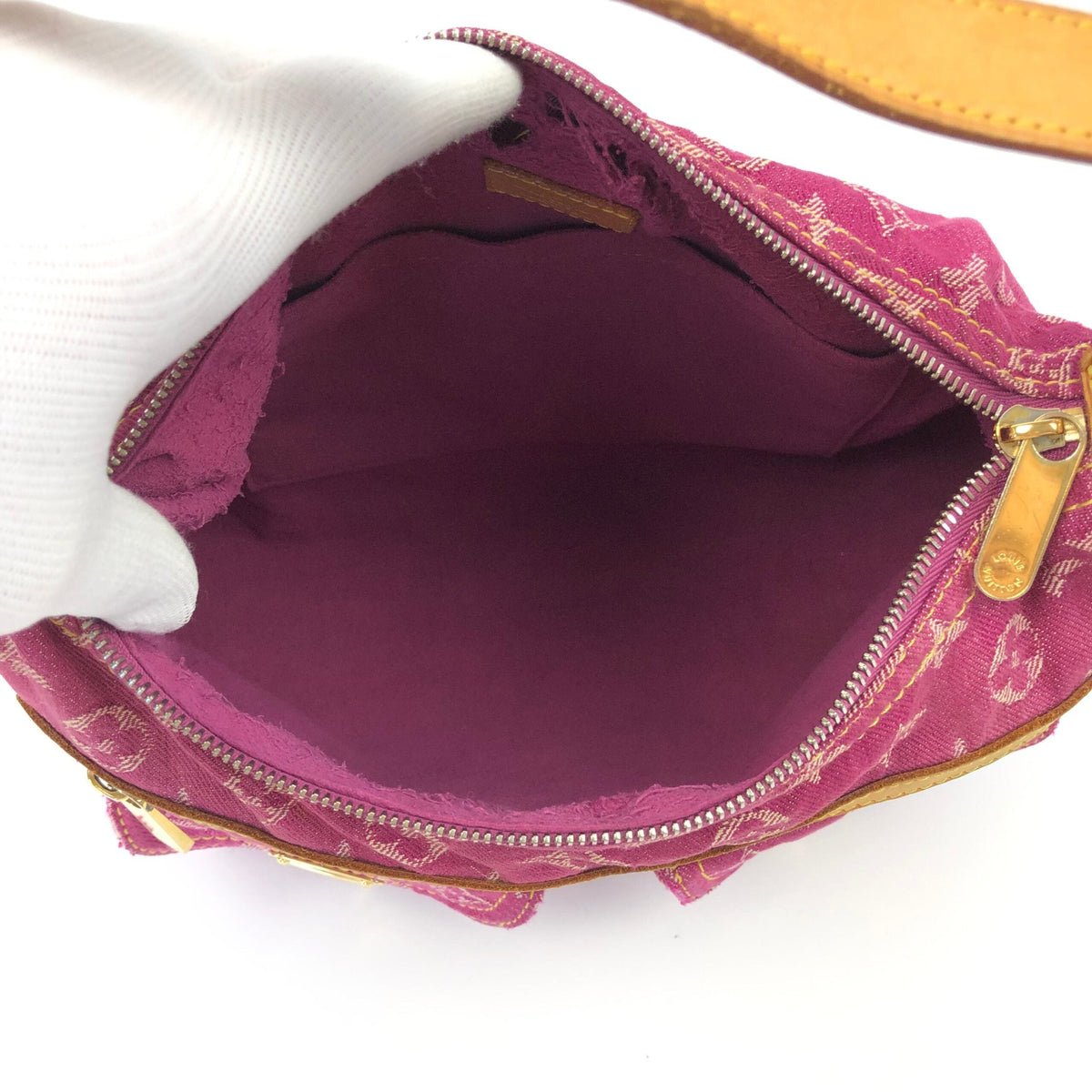 LOUIS VUITTON BAGGY PM DENIM SHOULDER BAG