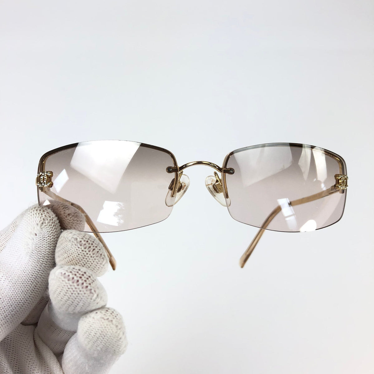 CHANEL RIMLESS SUNGLASSES
