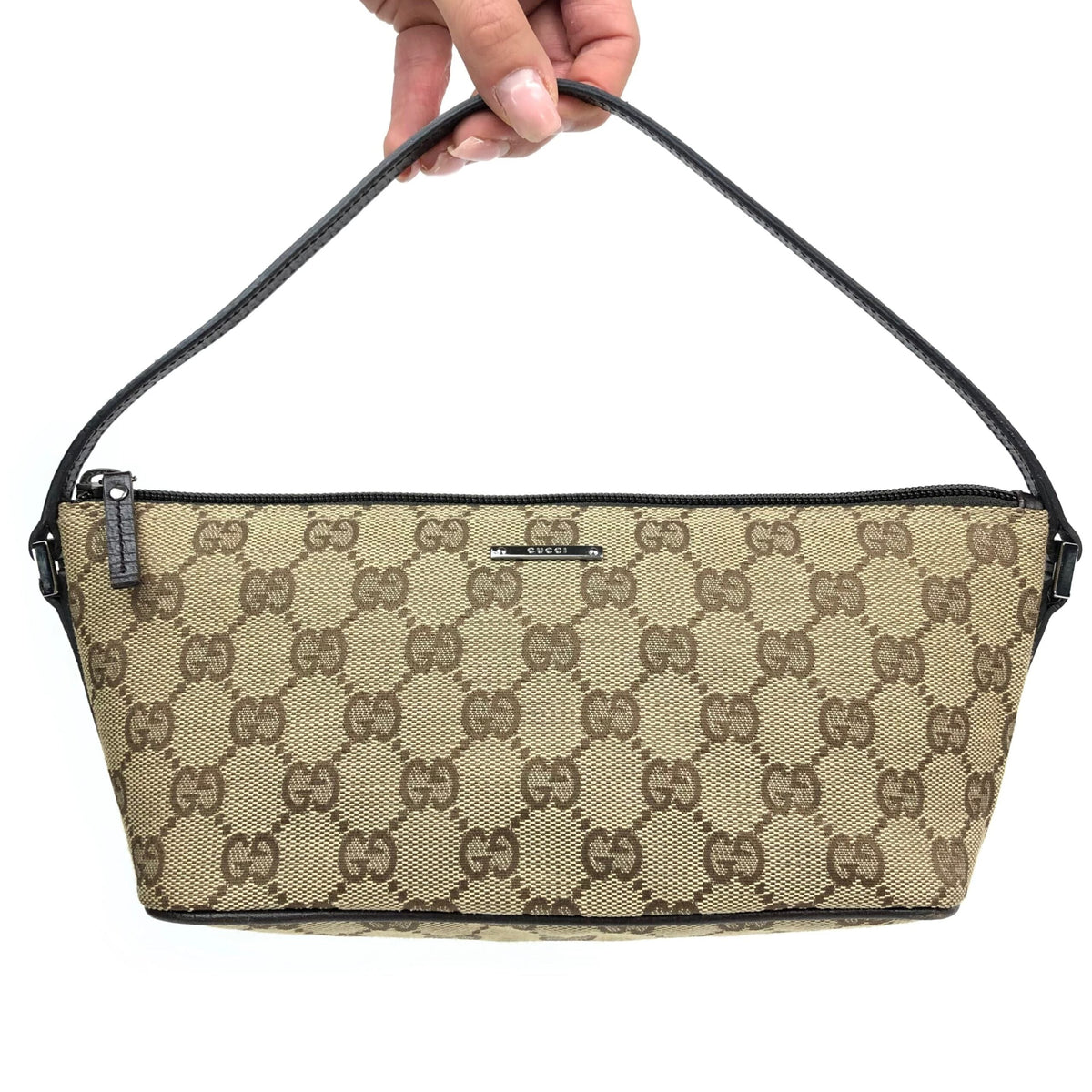GUCCI MONOGRAM SHOULDER BAG