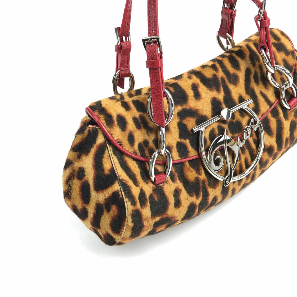 CHRISTIAN DIOR PONY HAIR CHEETAH BAG