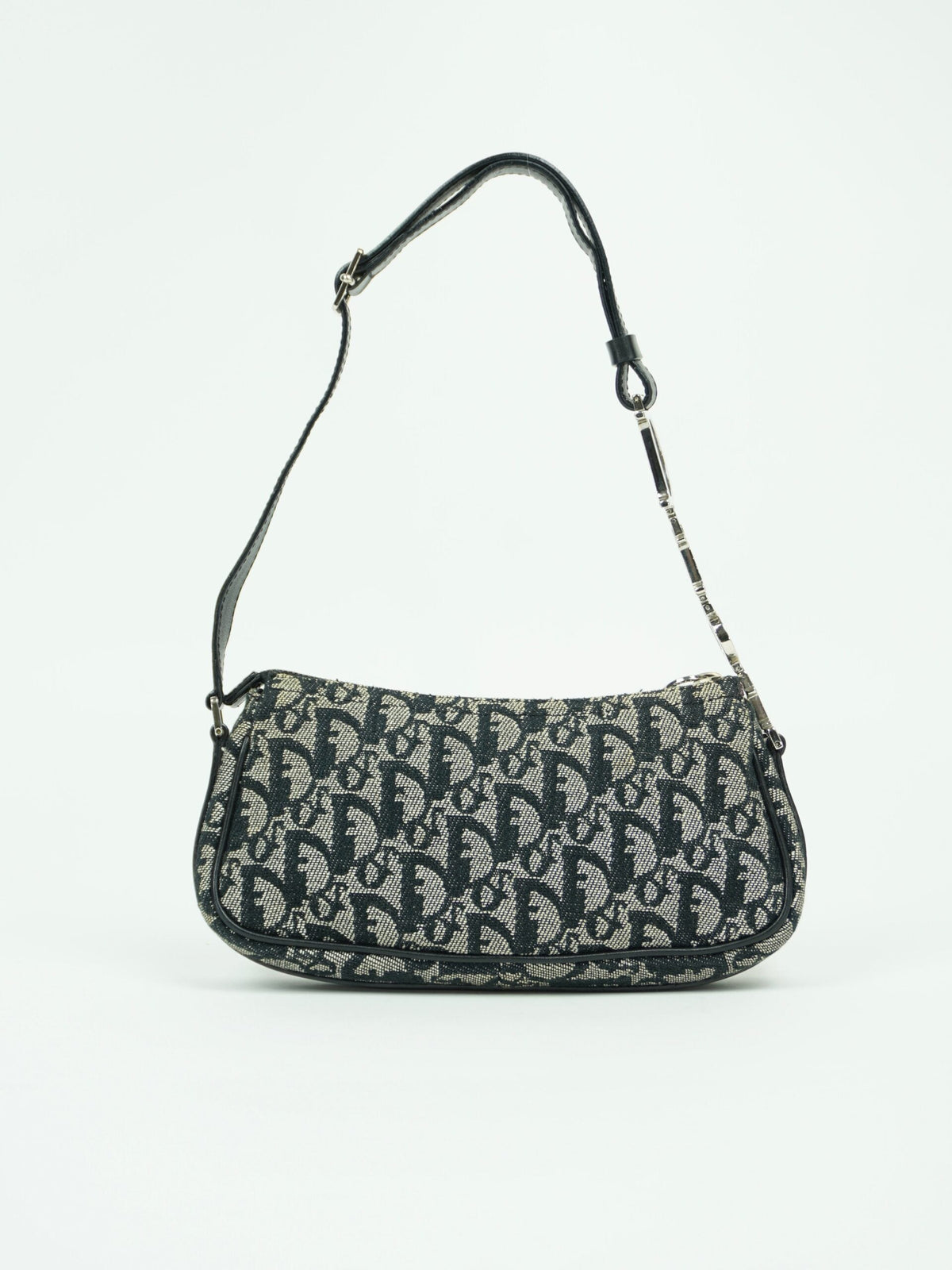 CHRISTIAN DIOR BAG WITH SILVER HARDWARE