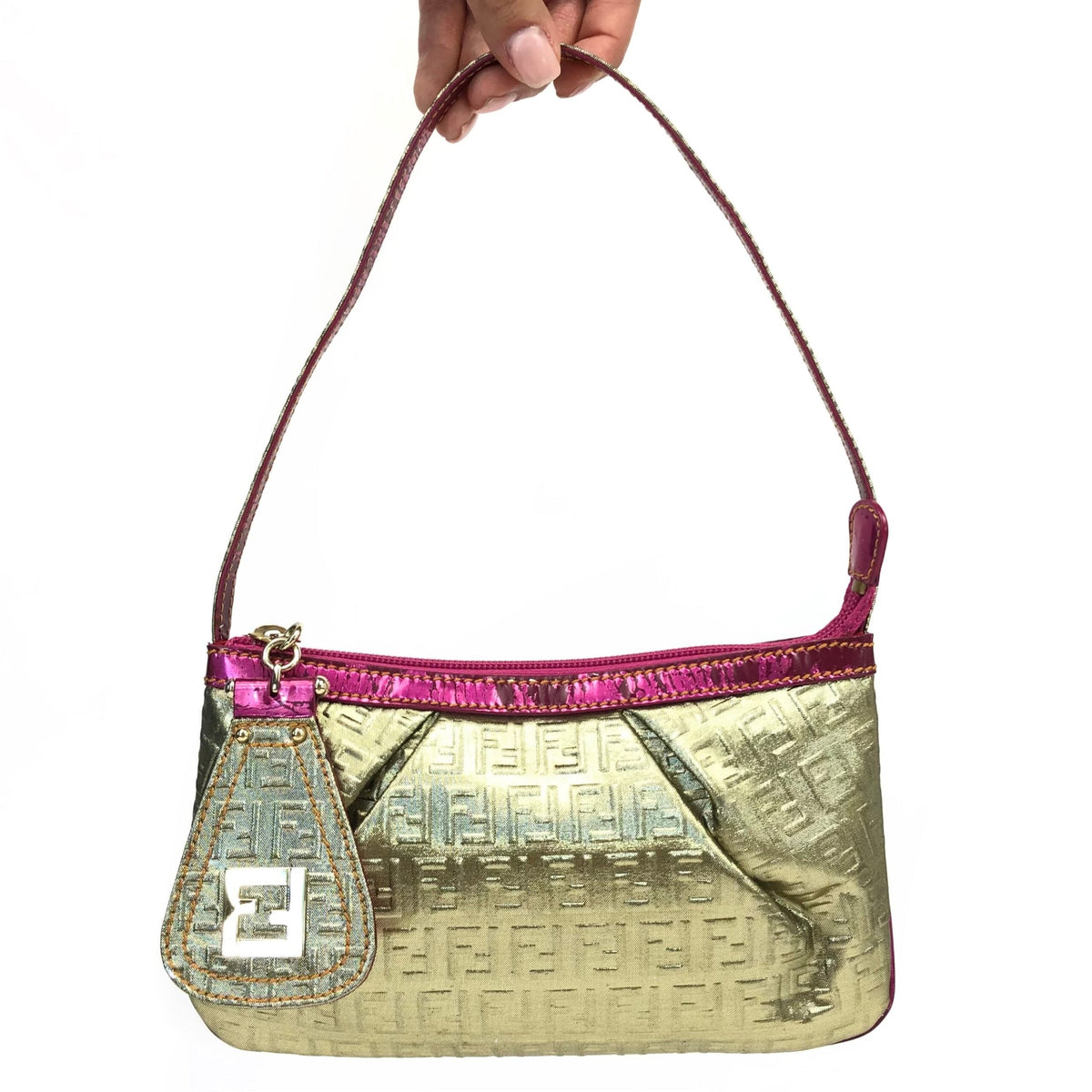 FENDI ZUCCA SHOULDER BAG