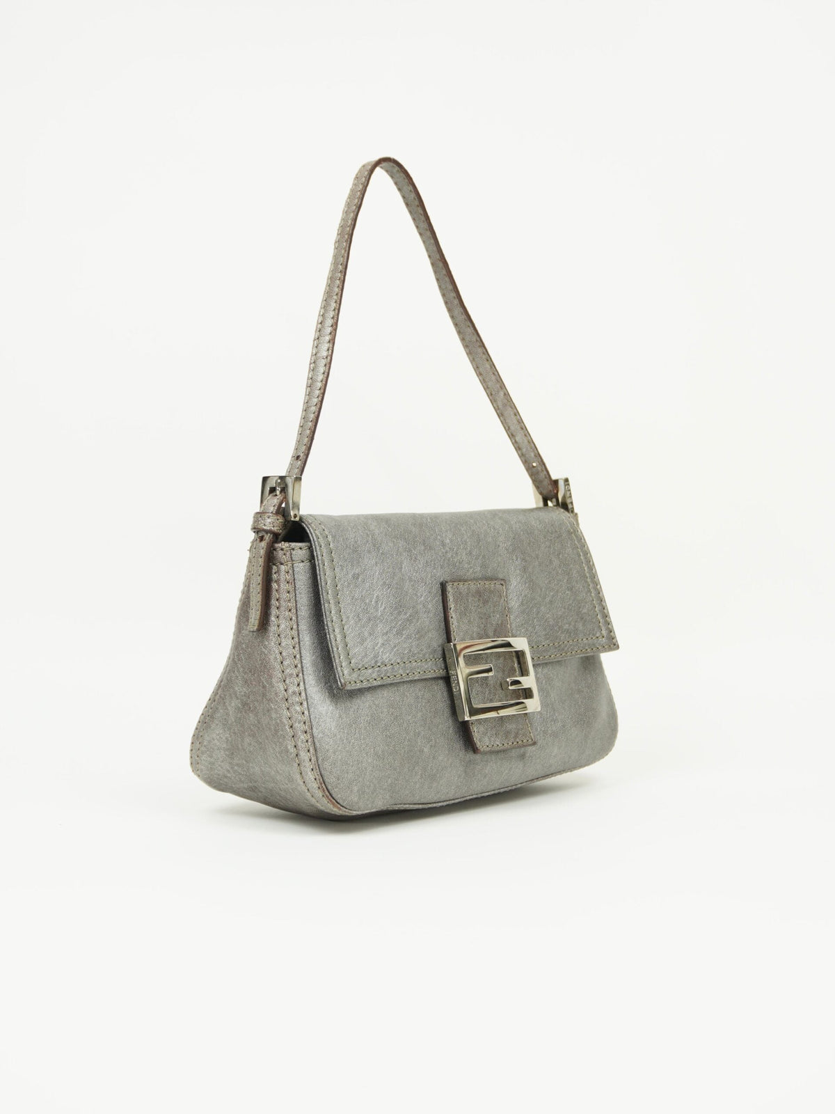 FENDI LEATHER BAGUETTE