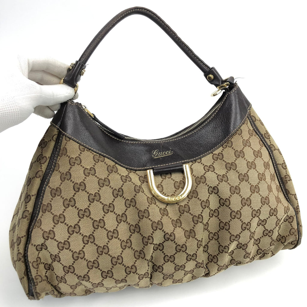 GUCCI MONOGRAM ABBEY BAG