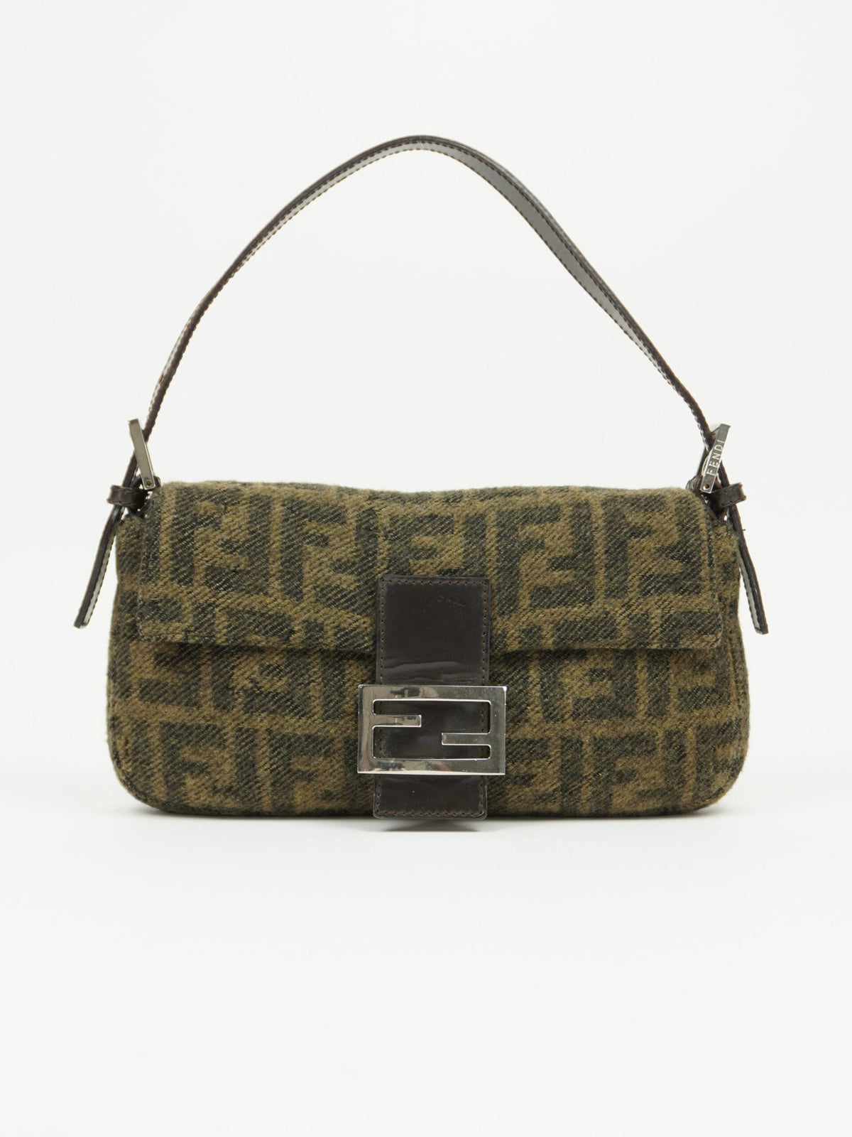 FENDI CASHMERE WOOL BAGUETTE