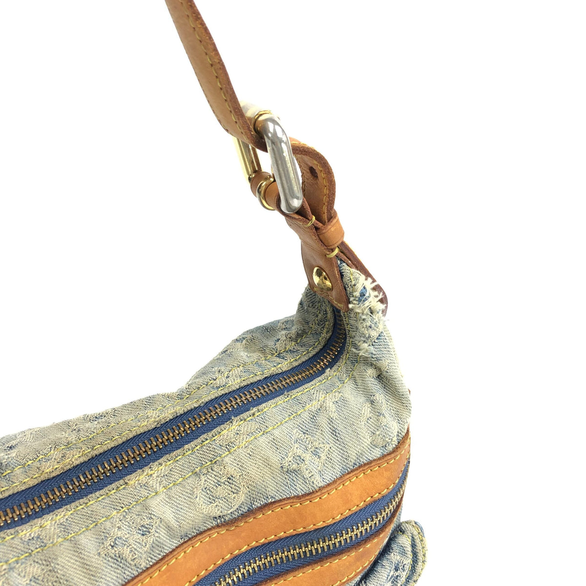 LOUIS VUITTON BAGGY PM DENIM SHOULDER BAG
