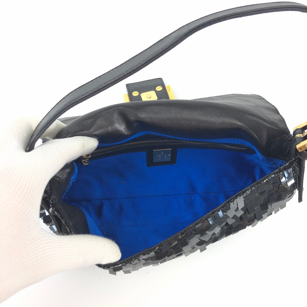 FENDI BEADED BAGUETTE BAG
