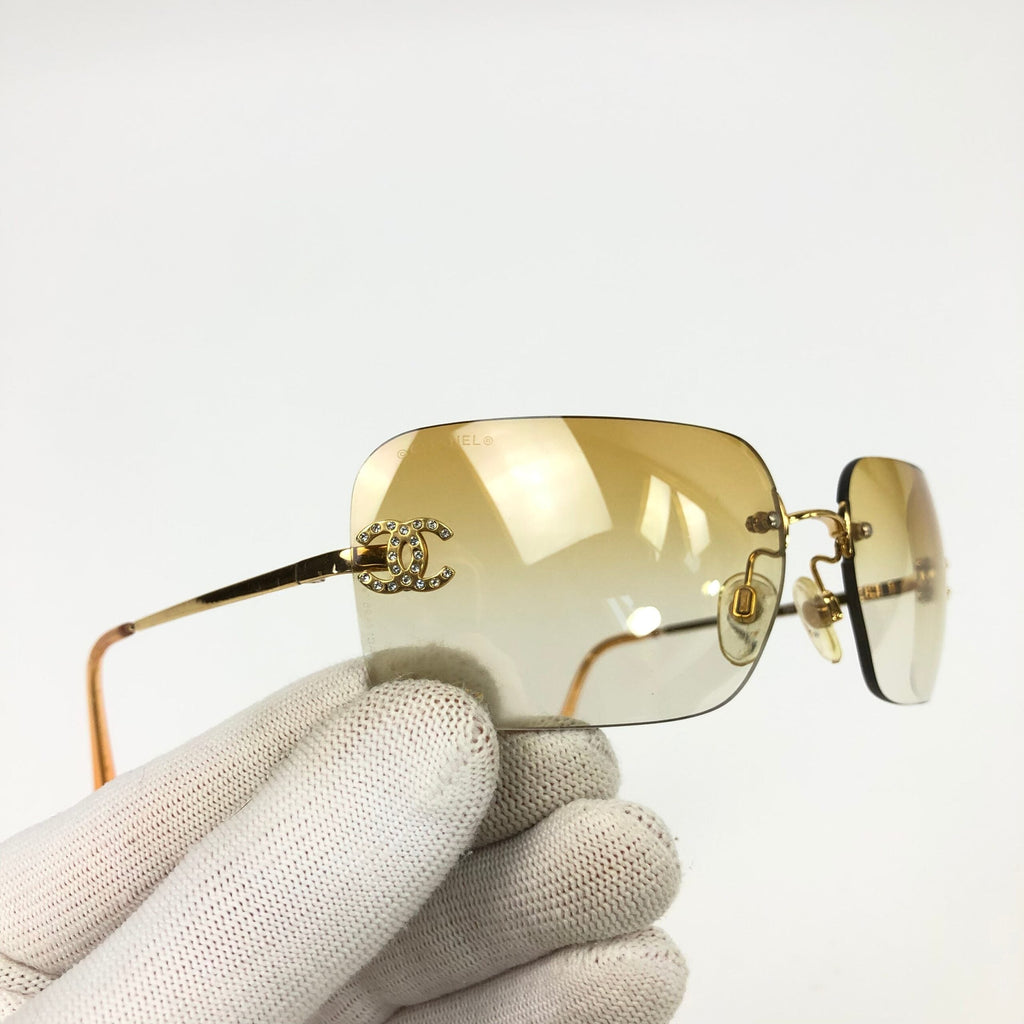 CHANEL RIMLESS SUNGLASSES