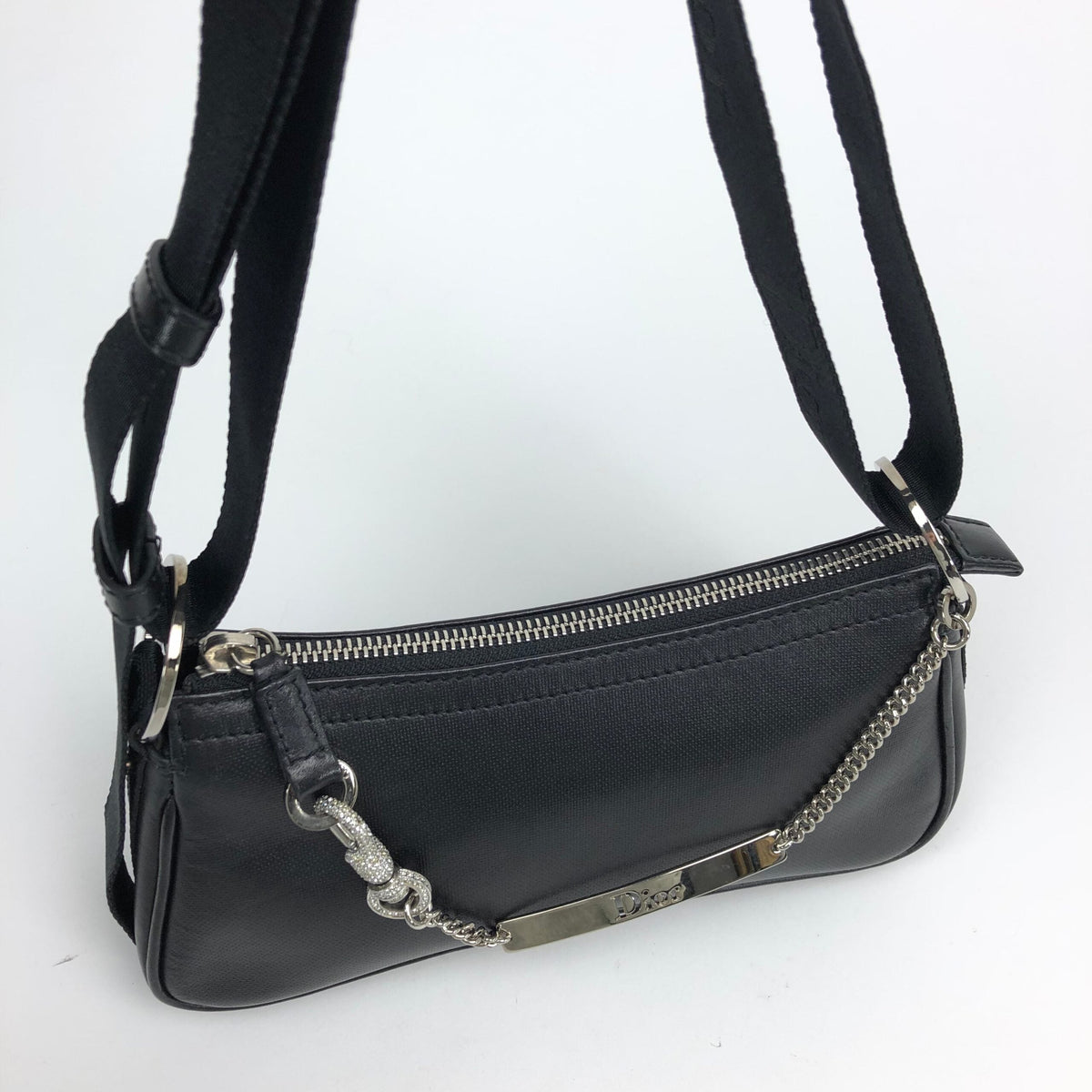 CHRISTIAN DIOR HARDCORE LEATHER SHOULDER BAG