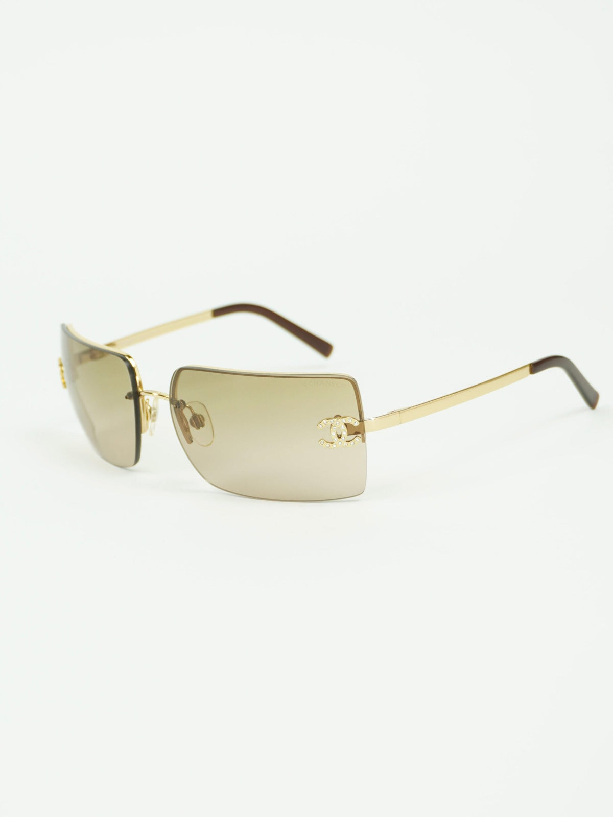 CHANEL RHINESTONE SUNGLASSES