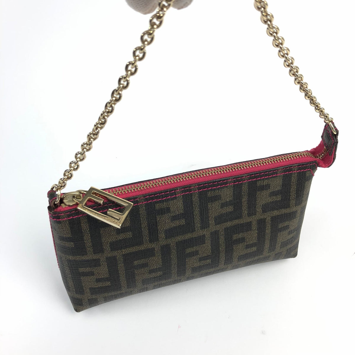 FENDI ZUCCA CHAIN BAG