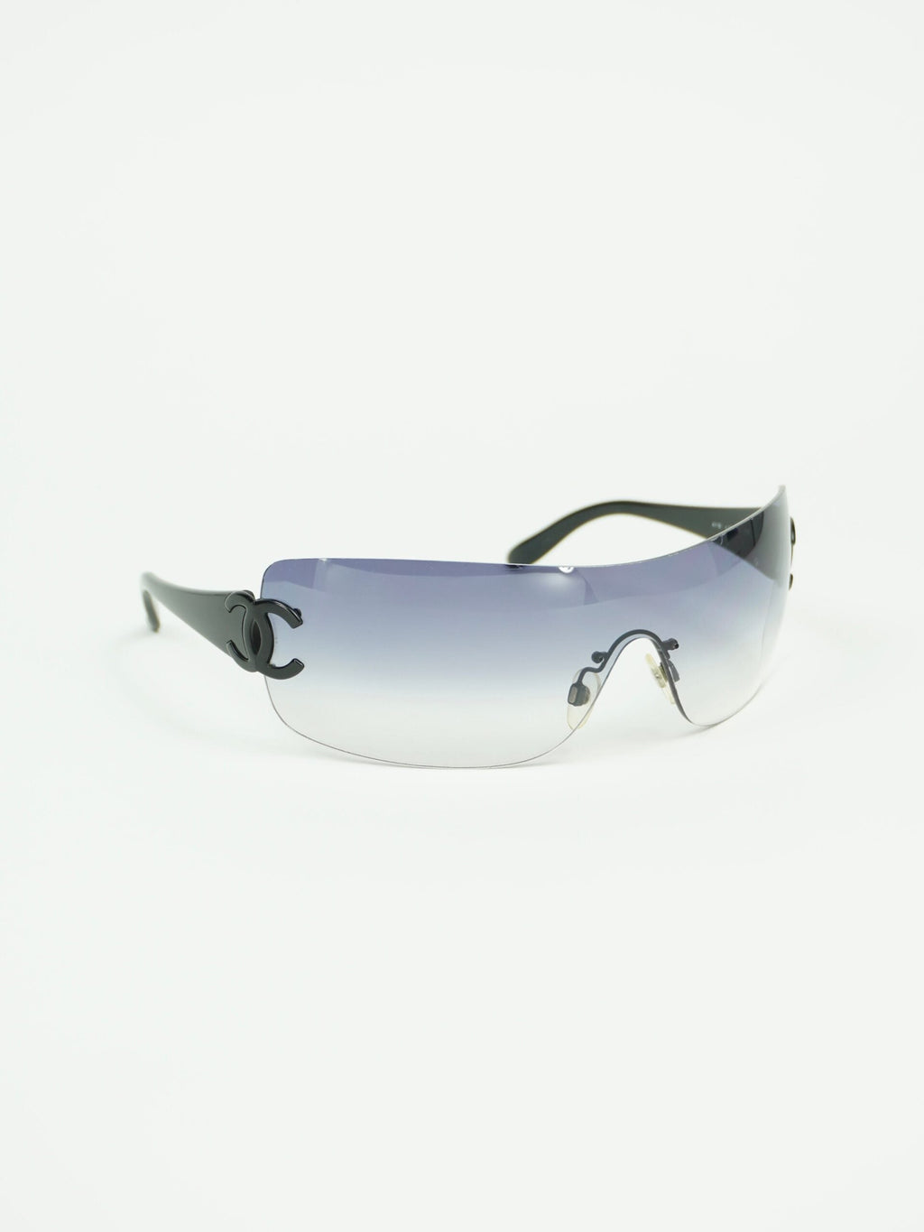 CHANEL RIMLESS CC LOGO SUNGLASSES