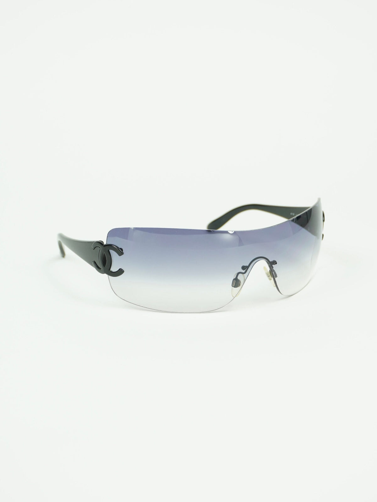 CHANEL RIMLESS CC LOGO SUNGLASSES