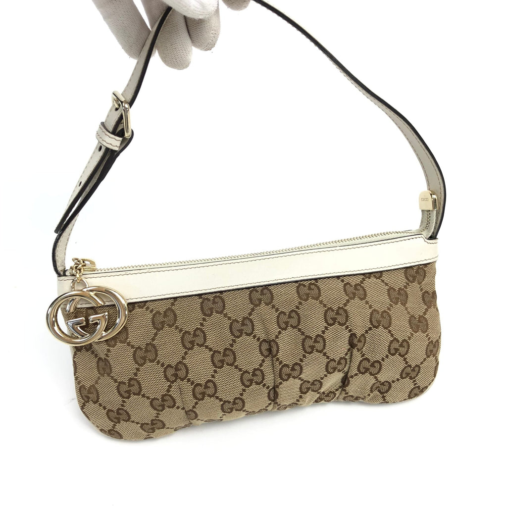 GUCCI MONOGRAM SHOULDER BAG