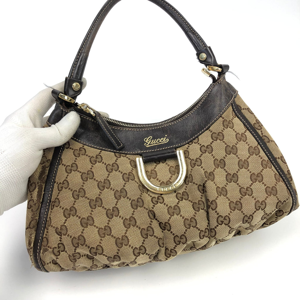 GUCCI MONOGRAM ABBEY SHOULDER BAG