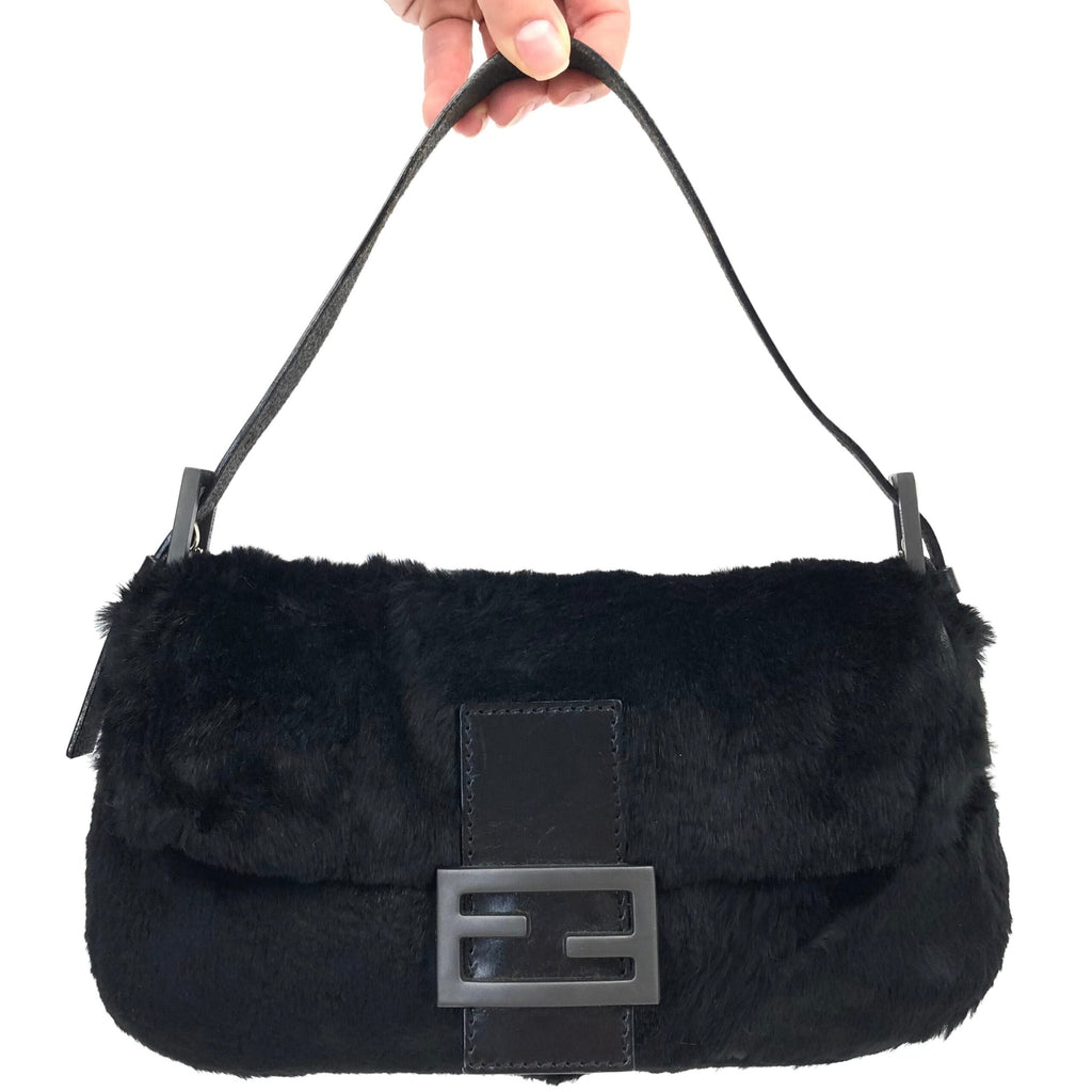 FENDI MINK FUR BAGUETTE BAG