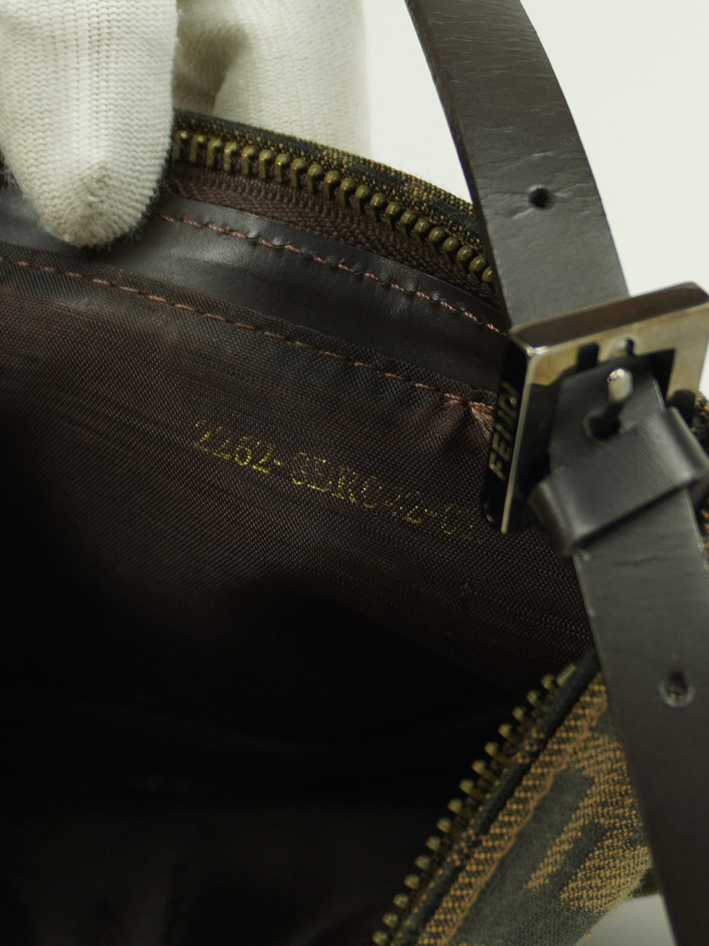 FENDI ZUCCA SHOULDER BAG