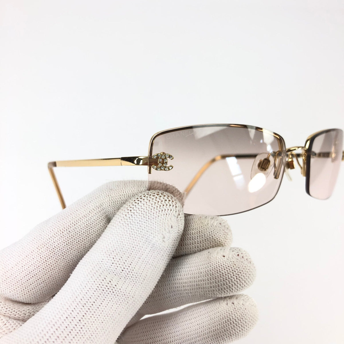 CHANEL RIMLESS SUNGLASSES