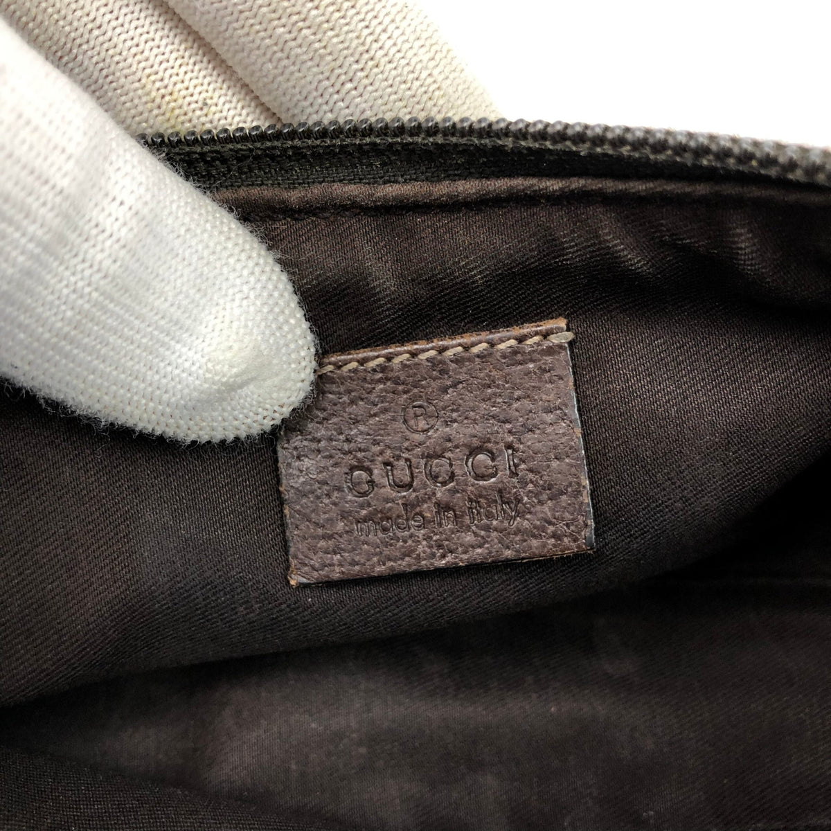 GUCCI MONOGRAM SHOULDER BAG