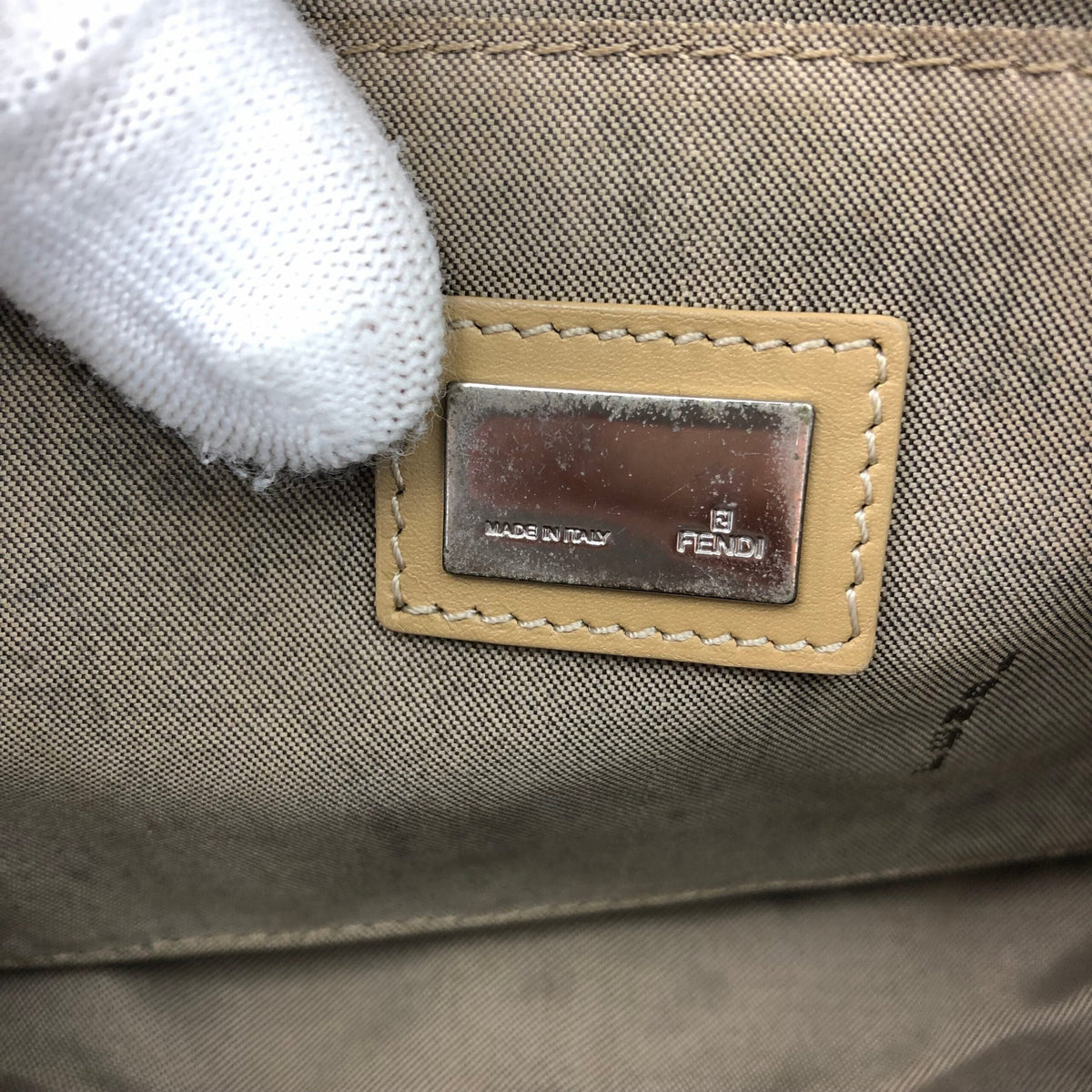 FENDI DENIM ZUCCA SHOULDER BAG