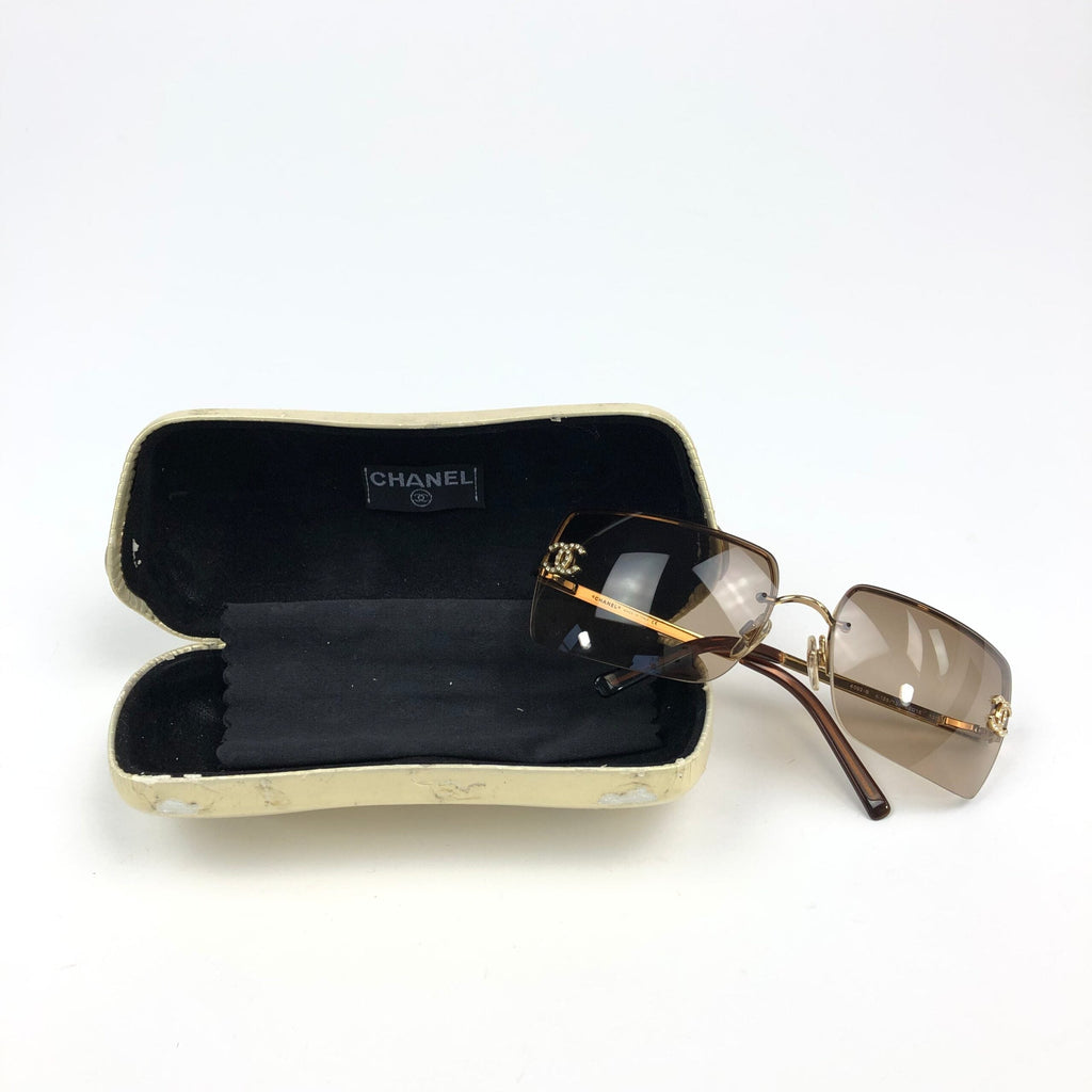 CHANEL RIMLESS SUNGLASSES