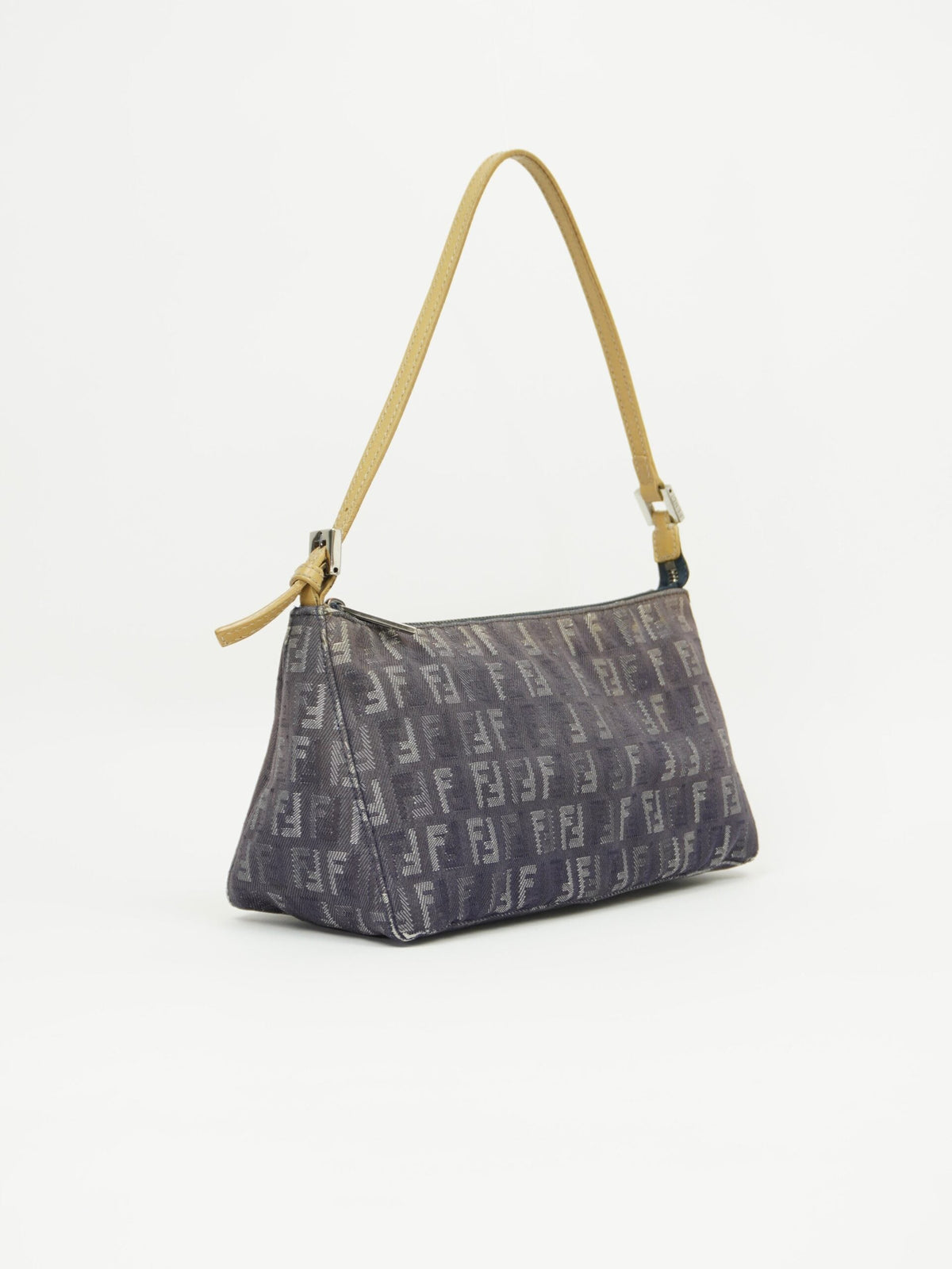 FENDI DENIM ZUCCA SHOULDER BAG