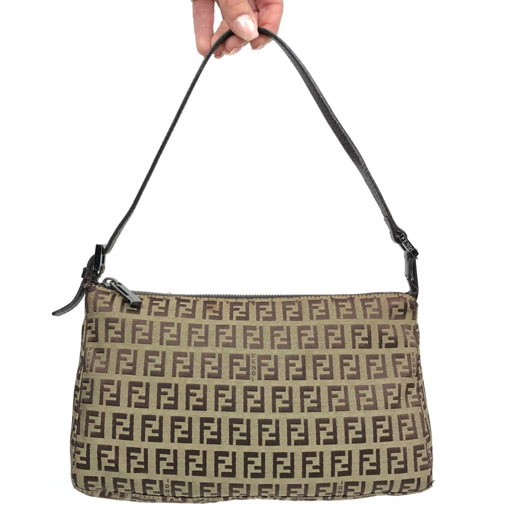 FENDI ZUCCA SHOULDER BAG