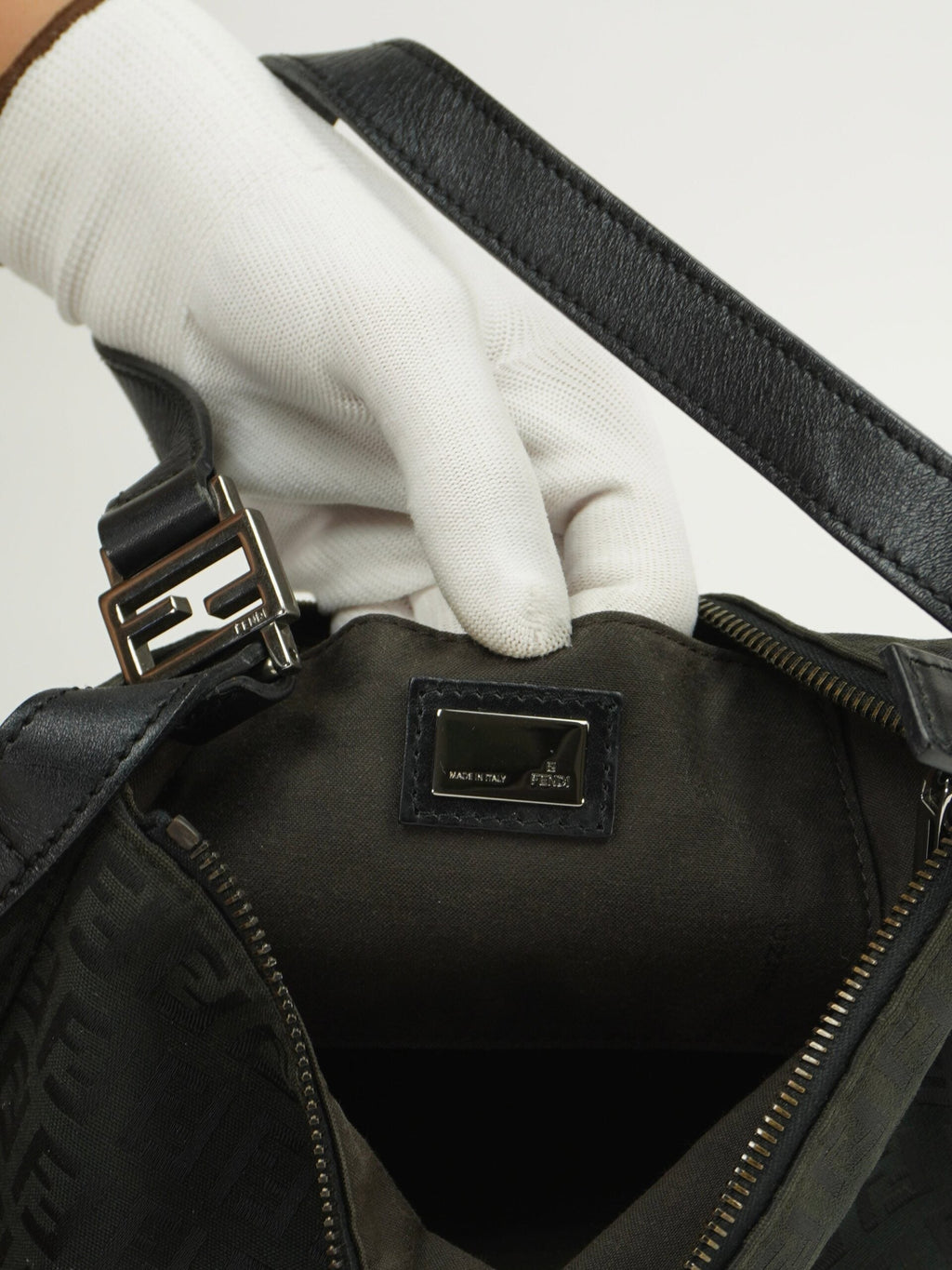 FENDI ZUCCA SHOULDER BAG