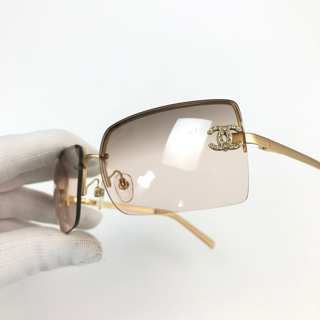 CHANEL RIMLESS SUNGLASSES