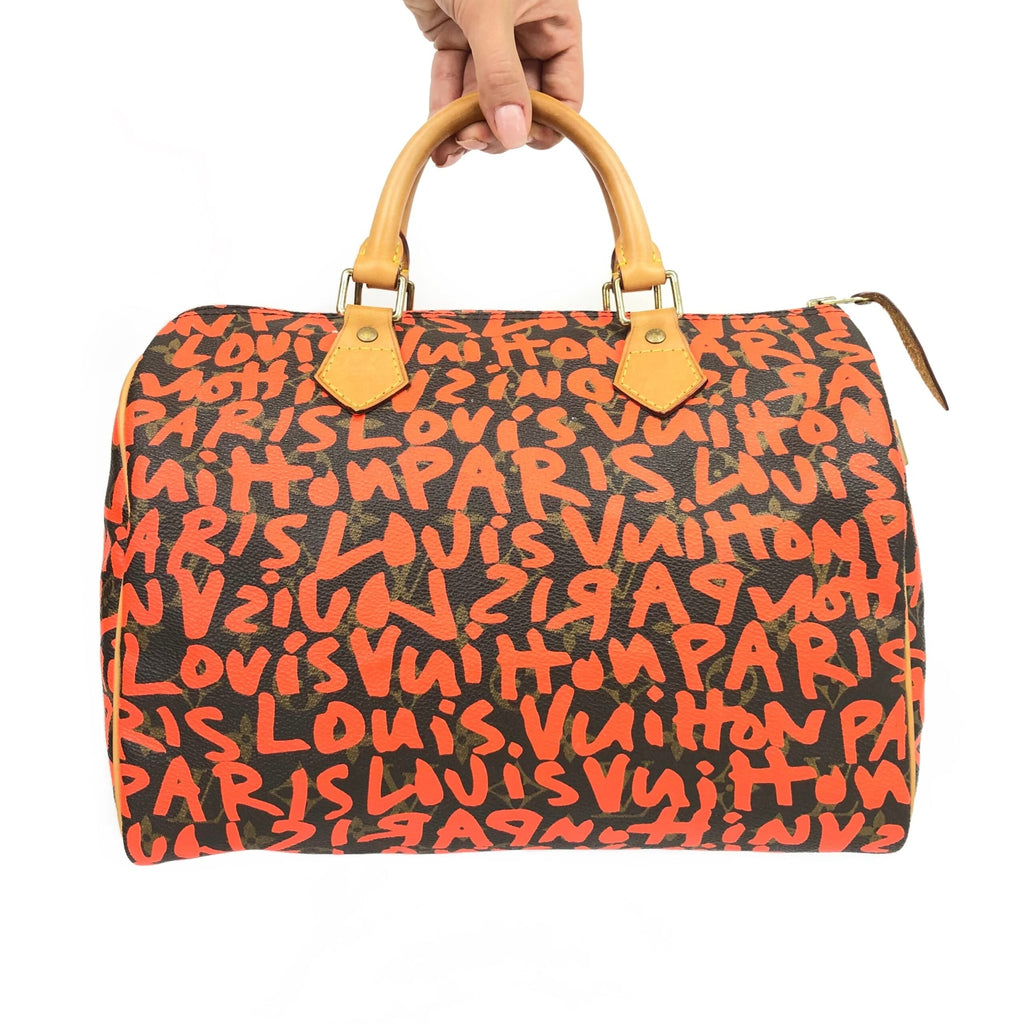 LOUIS VUITTON STEPHEN SPROUSE GRAFFITI SPEEDY 30 BAG