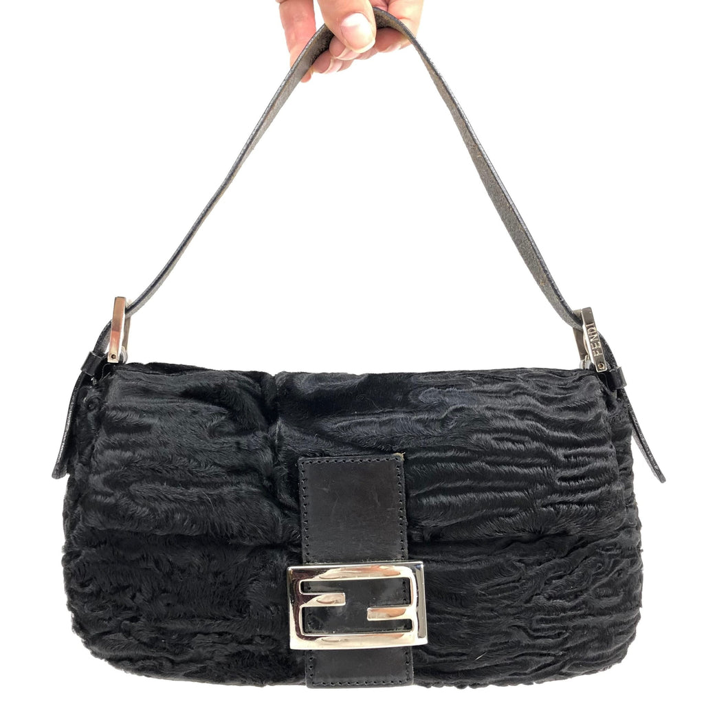 FENDI PERSIAN LAMB FUR BAGUETTE