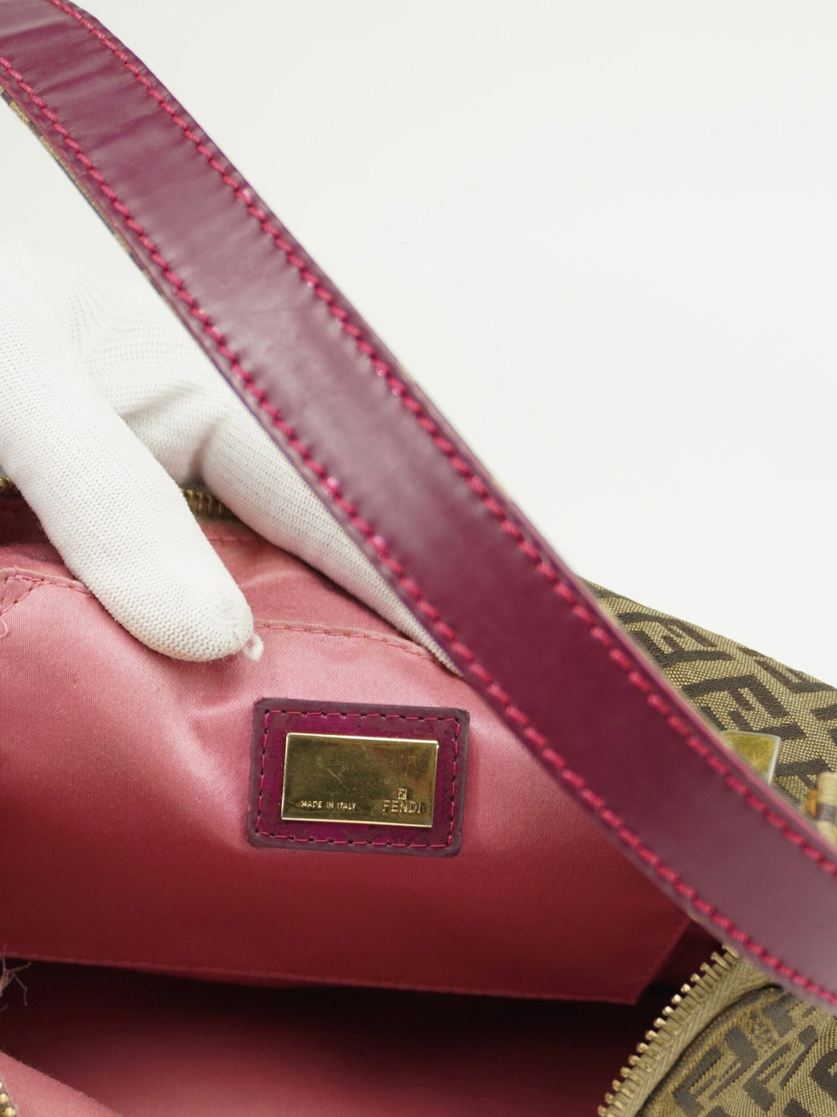 FENDI ZUCCA SHOULDER BAG