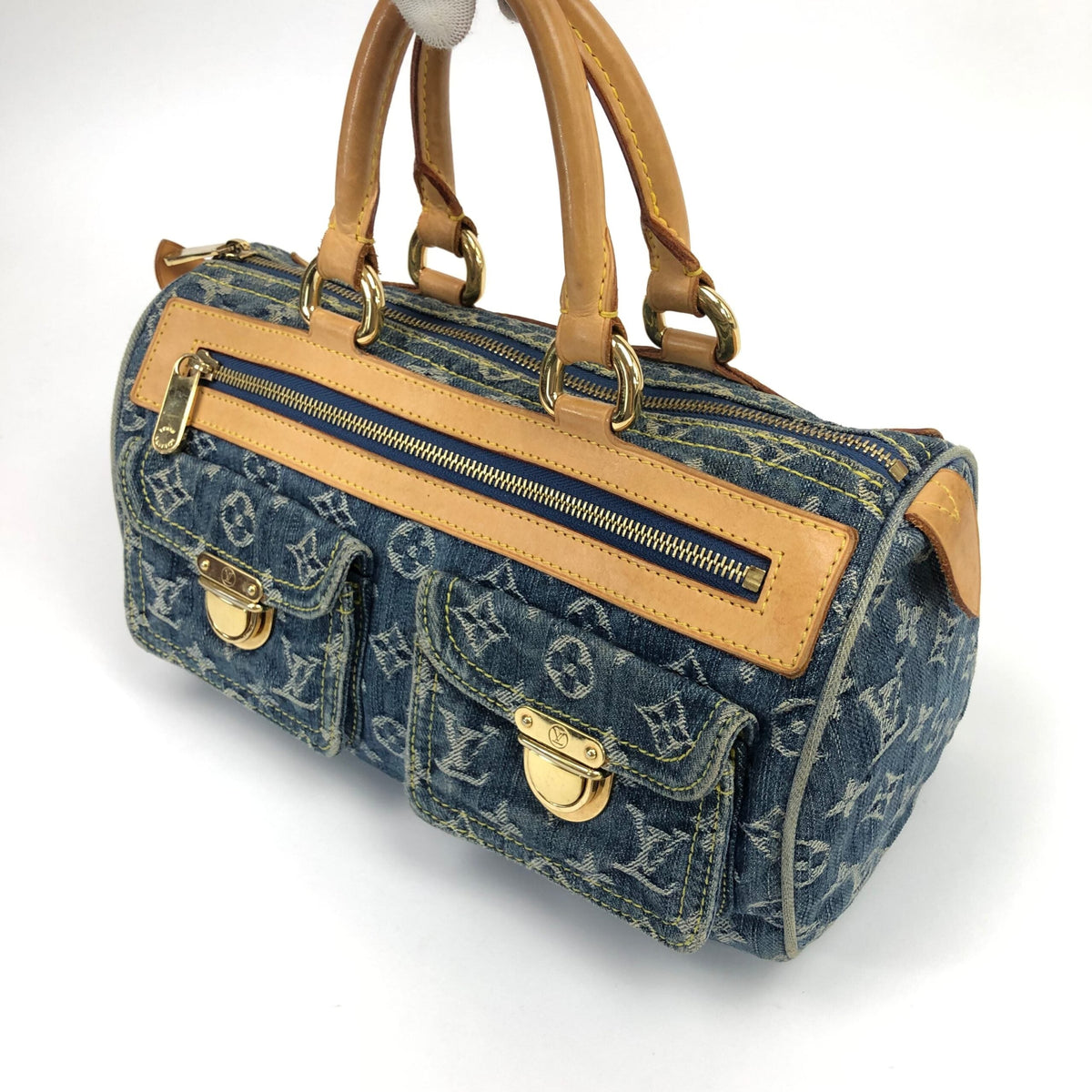 LOUIS VUITTON NEO SPEEDY DENIM BAG