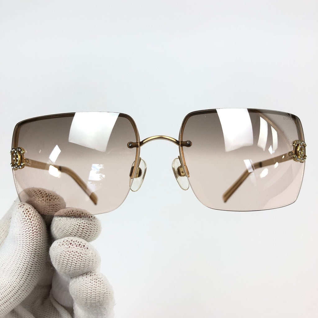 CHANEL RIMLESS SUNGLASSES