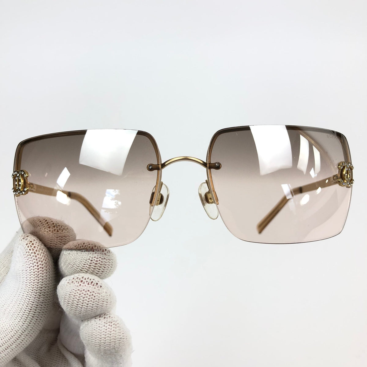 CHANEL RIMLESS SUNGLASSES