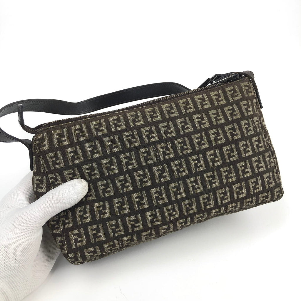 FENDI ZUCCA SHOULDER BAG