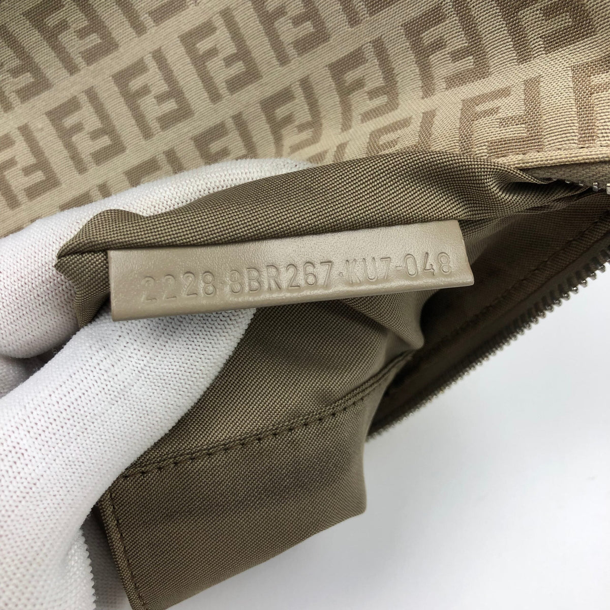 FENDI ZUCCA SHOULDER BAG