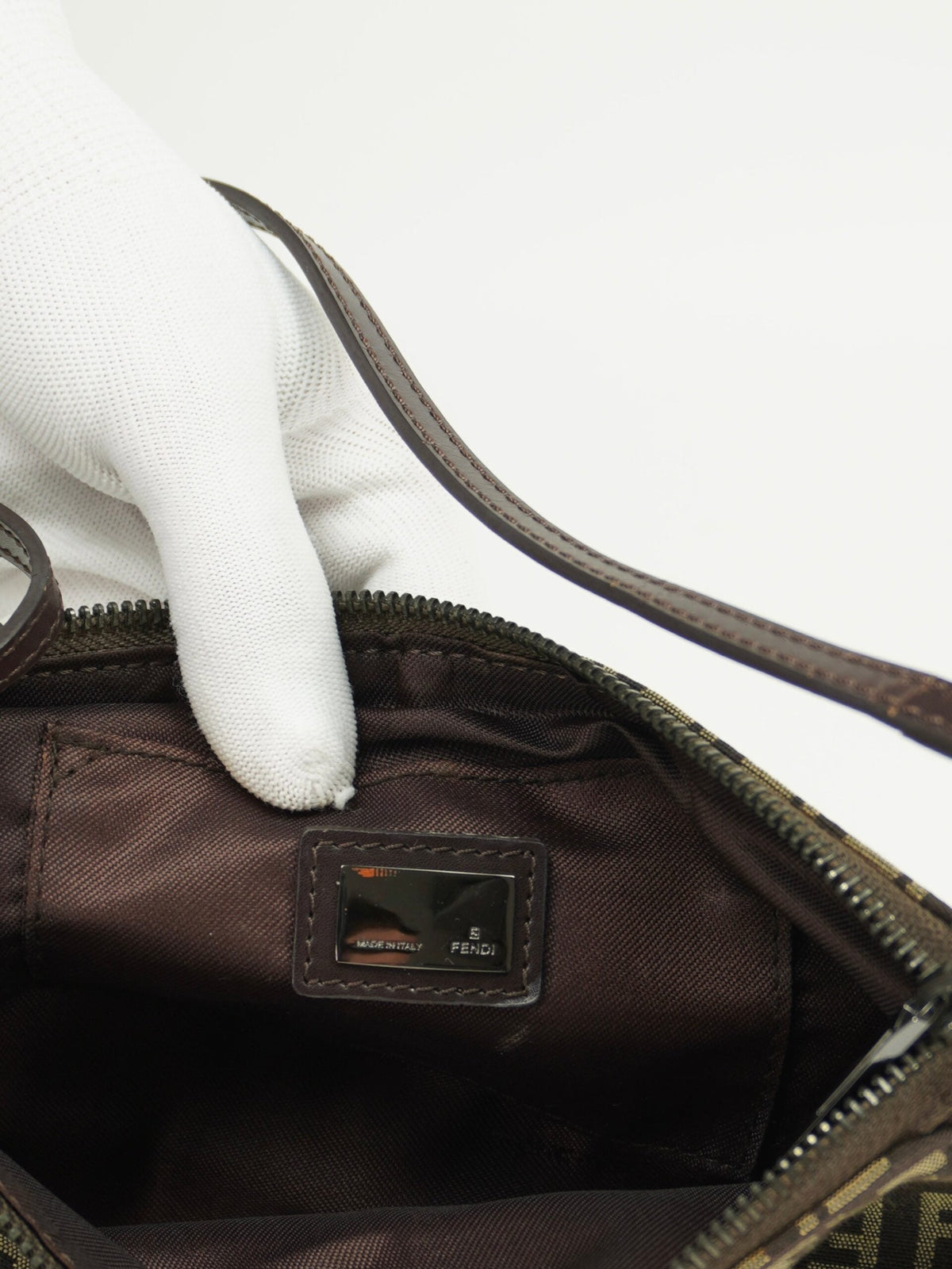 FENDI ZUCCA SHOULDER BAG