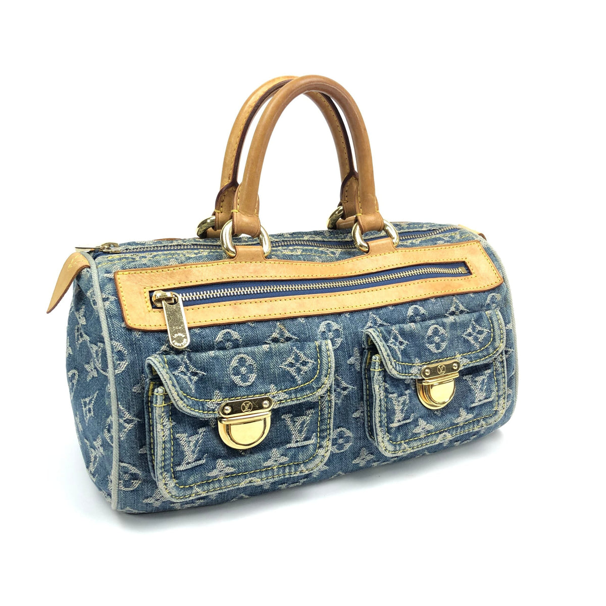 LOUIS VUITTON NEO SPEEDY DENIM BAG
