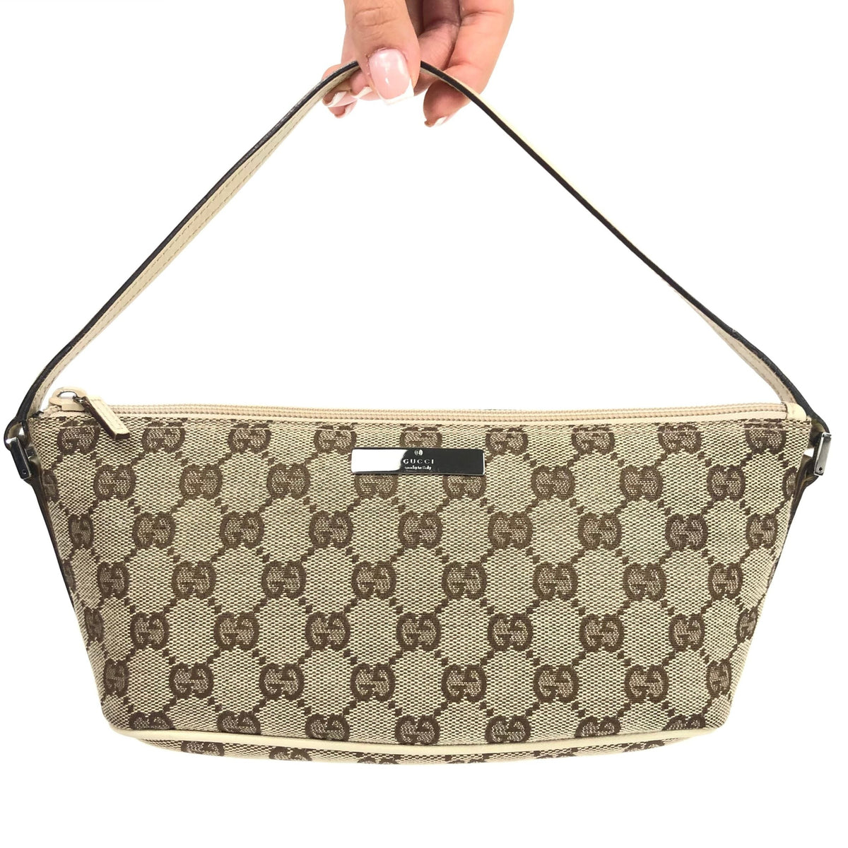 GUCCI MONOGRAM SHOULDER BAG
