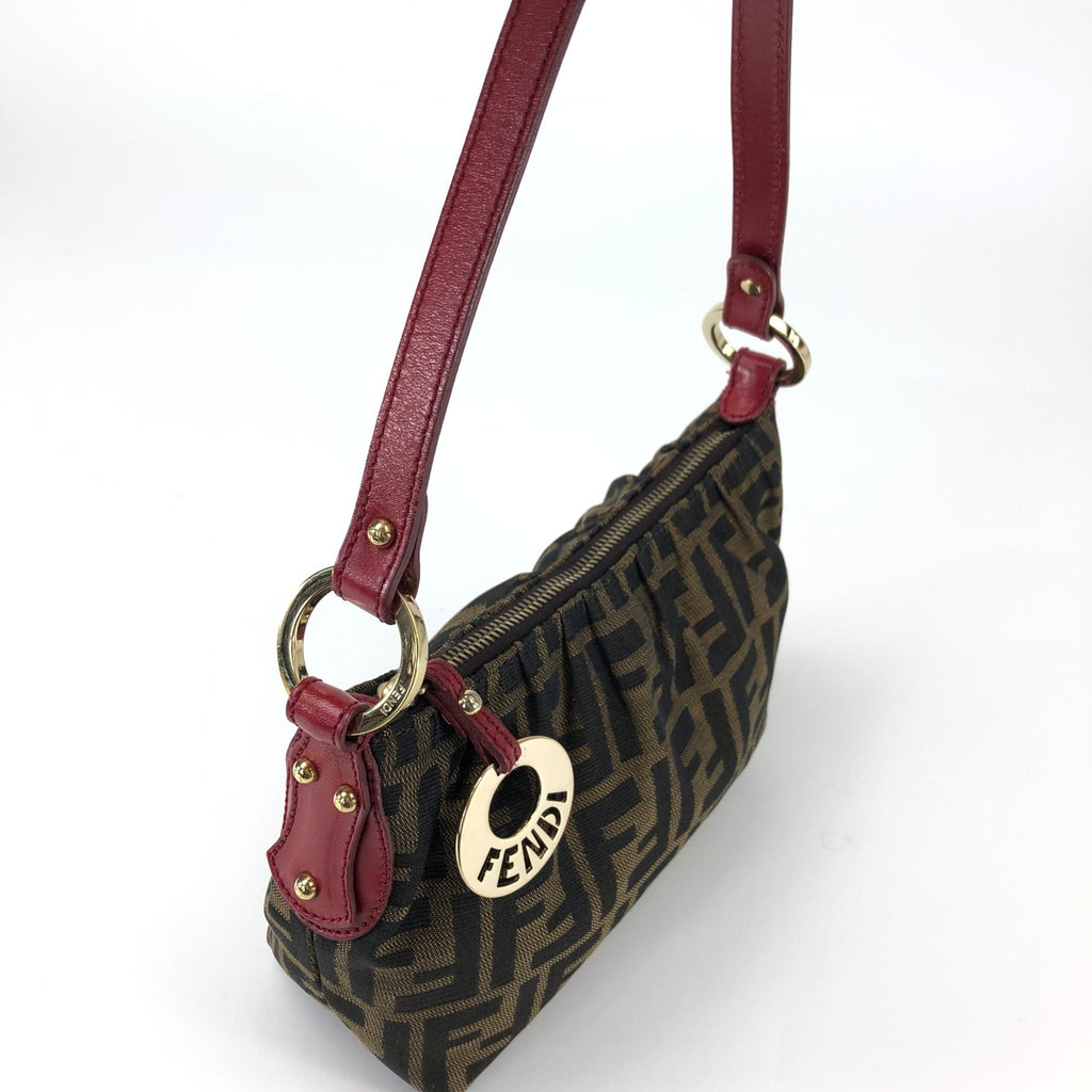 FENDI ZUCCA SHOULDER BAG