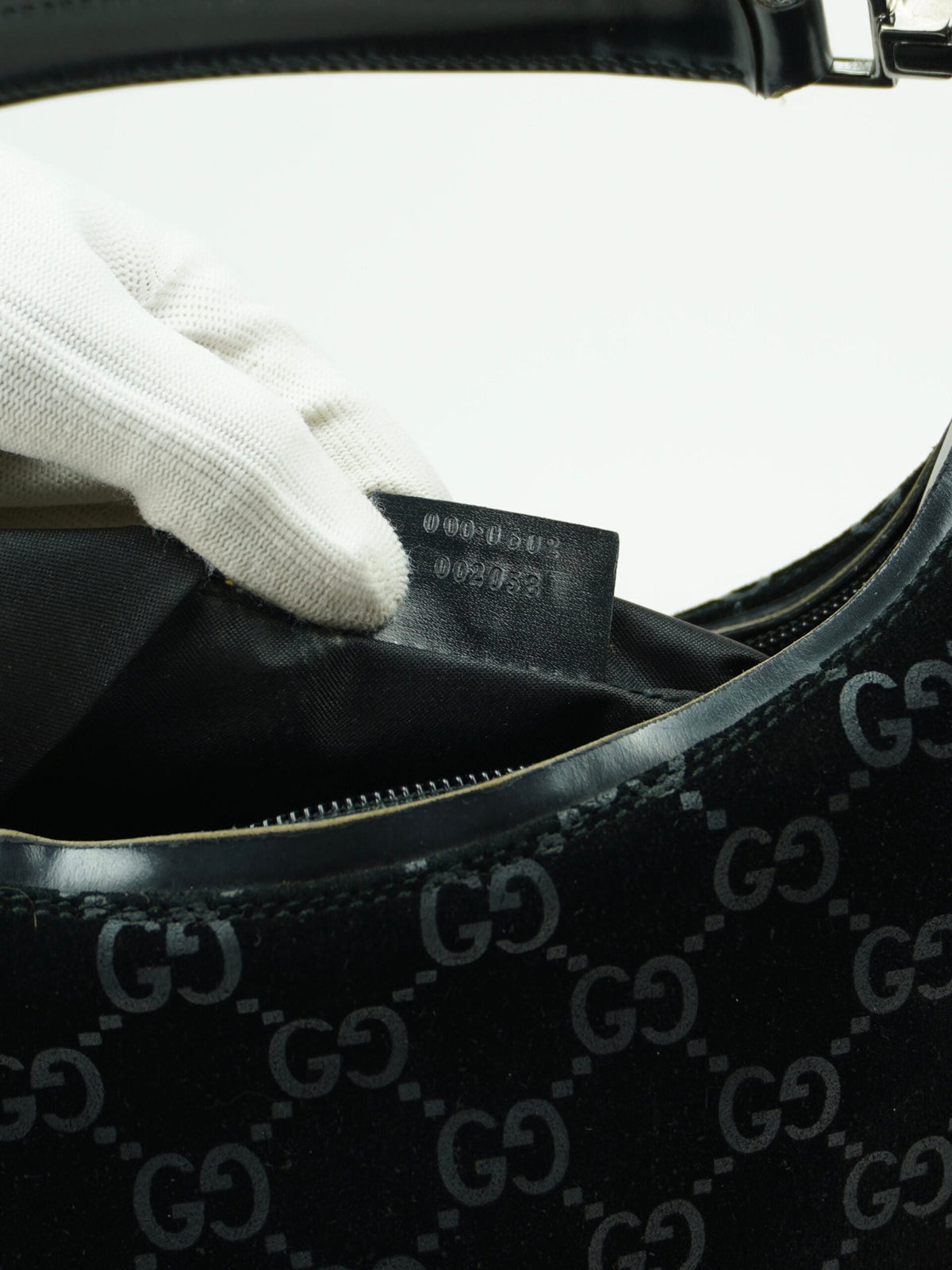 GUCCI TOM FORD SUEDE SHOULDER BAG