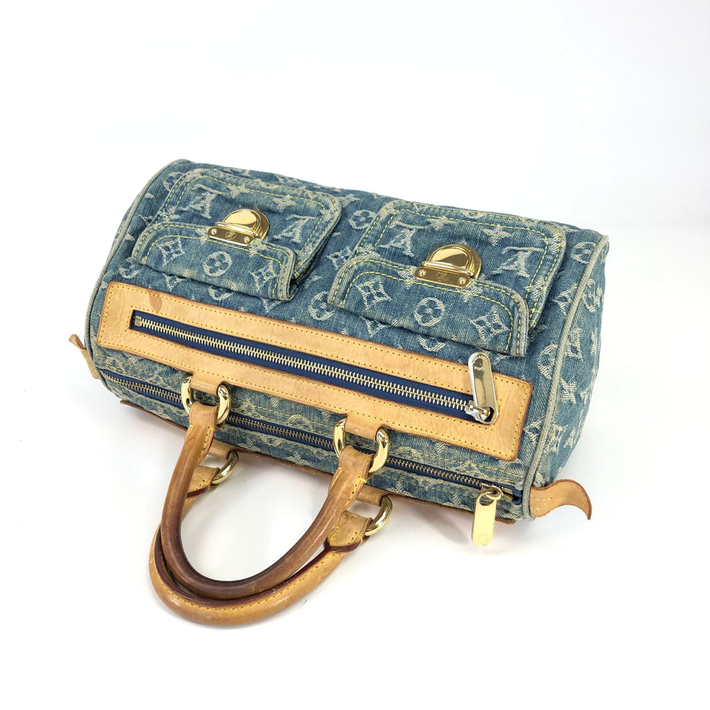 LOUIS VUITTON NEO SPEEDY DENIM BAG
