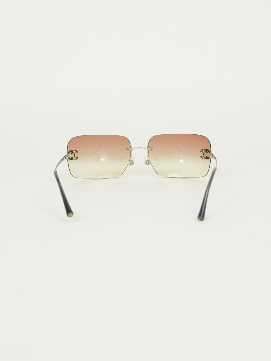 CHANEL RIMLESS RHINESTONE SUNGLASSES