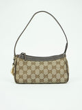 GUCCI MONOGRAM BAG WITH CHARM
